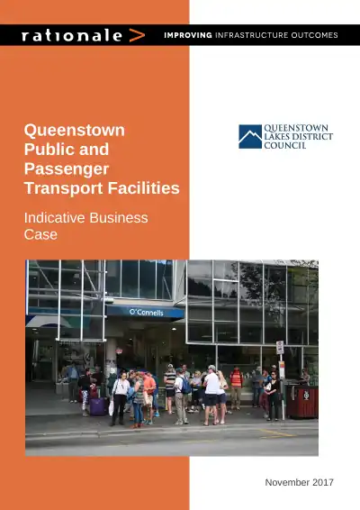 Queenstown Public and Passenger Transport Facilities Indicative Business Case
