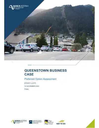 Queenstown Business Case – Preferred Option Assessment