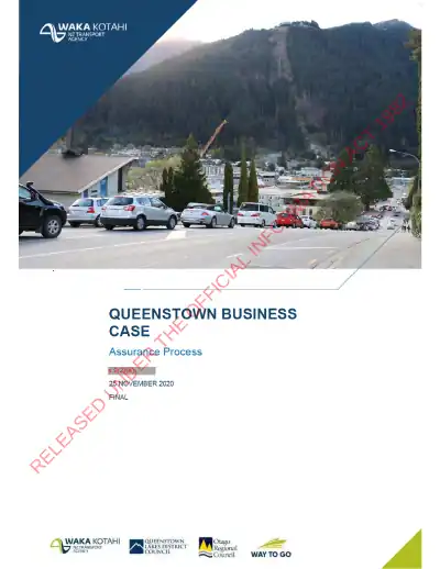 Queenstown Business Case – Assurance Process