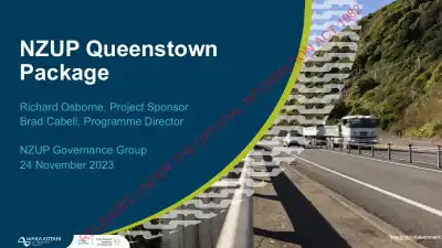 NZUP Queenstown Package (NZUP Governance Group, 24 November 2023) [DRAFT]