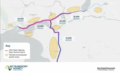 Queenstown Strategic Network Plan – Growth areas are intensifying pressure on already busy corridors (planned and proposed growth areas map)