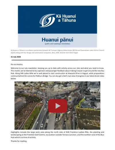 Kā Huanui a Tāhuna – Huanui Pānui July 2026