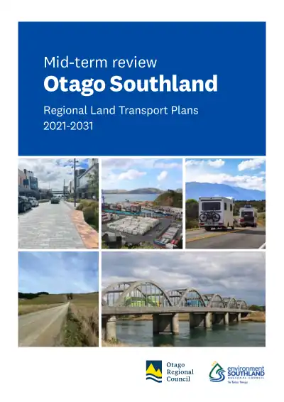 Mid-term review: Otago Southland Regional Land Transport Plan 2021-31