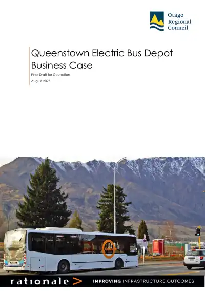 Queenstown Electric Bus Depot Business Case – Final Draft (redacted)