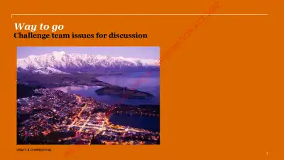 Queenstown Business Case – Independent Challenge Team presentation (final)