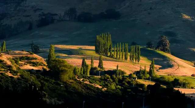Sunrise over Frankton and the Remarkables.